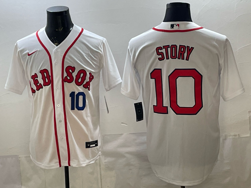 Men Boston Red Sox #10 Story white 2026 Nike MLB Jerseys 20260012